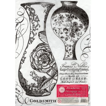 Rizspapír 21x29,7cm, váza Rizspapír 21x29,7cm, váza