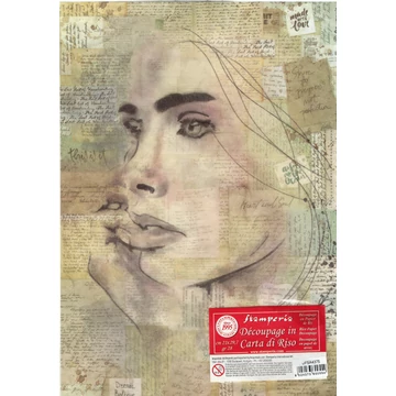 Rizspapír 21x29,7cm, ábrándozás