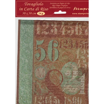 Rizspapír szalvéta 50x50cm