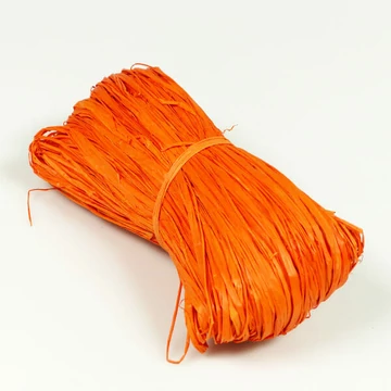 Raffia, narancs, 50g/csomag