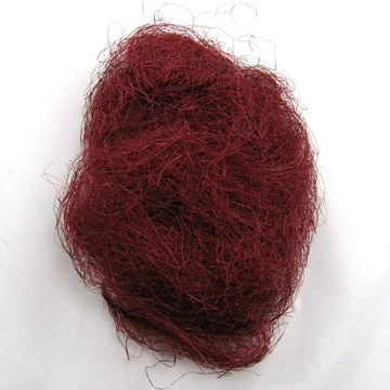 Sisal kóc, bordó, kb. 20g