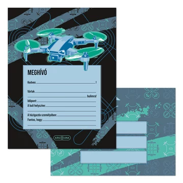 Ars Una Partimeghívó borítékkal - Drone Pro Ars Una Partimeghívó borítékkal - Drone Pro