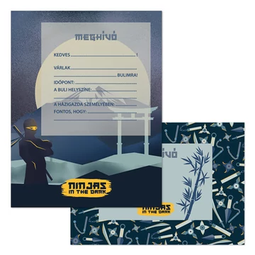Ars Una Partimeghívó borítékkal - Ninjasin the Dark Ars Una Partimeghívó borítékkal - Ninjasin the Dark