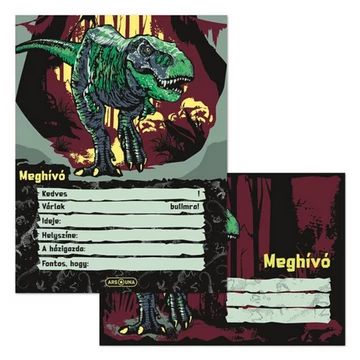 Ars Una Partimeghívó borítékkal - T-Rex Ars Una Partimeghívó borítékkal - T-Rex