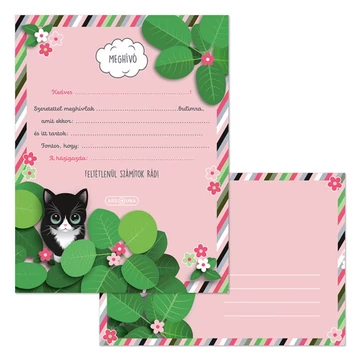 Ars Una Partimeghívó borítékkal - Think Pink! Ars Una Partimeghívó borítékkal - Think Pink!