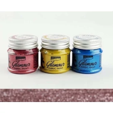 Glamour textil- és bőrfesték 50 ml rózsaezüst Glamour textil- és bőrfesték 50 ml rózsaezüst