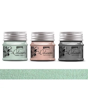Delicate textil- és bőrfesték 50 ml zöldezüst Delicate textil- és bőrfesték 50 ml zöldezüst