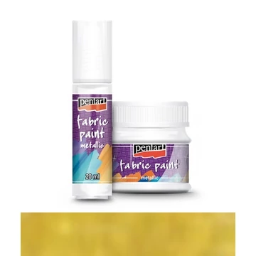 Textilfesték metál 20 ml arany