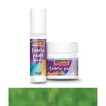 Textilfesték metál 20 ml zöld