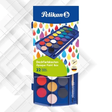 Vízfesték Pelikan / 21 szín +1 keverőfehér