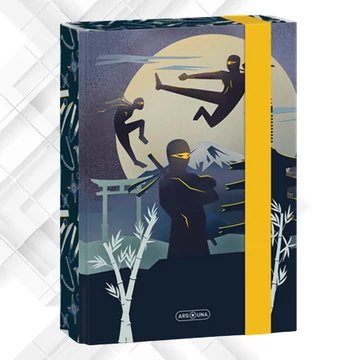 Ars Una füzetbox A/5 - Ninjas in the Dark