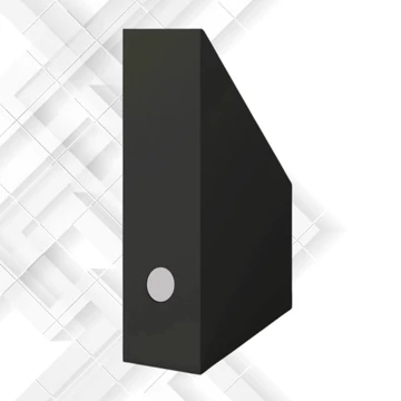 Irattartó papucs karton 7 cm, fekete