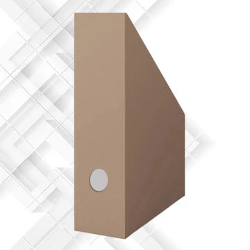 Irattartó papucs karton 7 cm, natúr