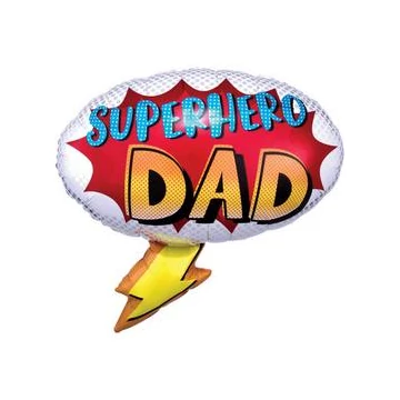 Superhero Dad - Szuperhõs Apa Fólia Lufi Apák Napjára Superhero Dad - Szuperhõs Apa Fólia Lufi Apák Napjára