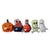 Léggömb fólia halloween girland, 101cm