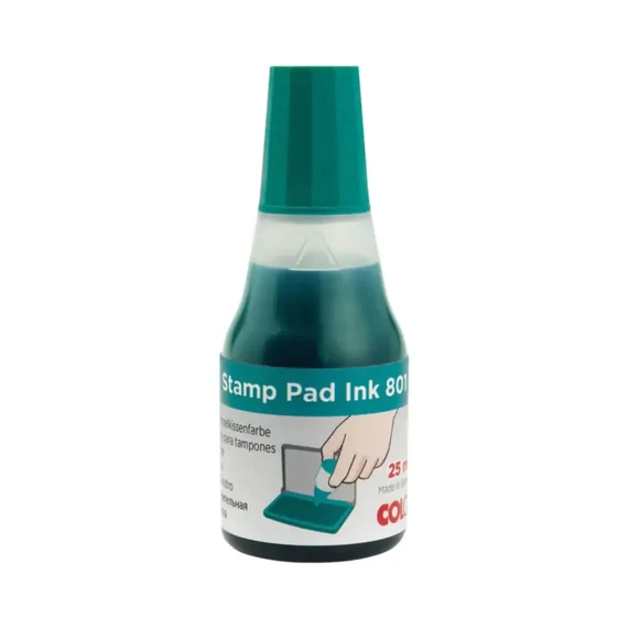 COLOP 801 - 25 ml bélyegzőfesték zöld
