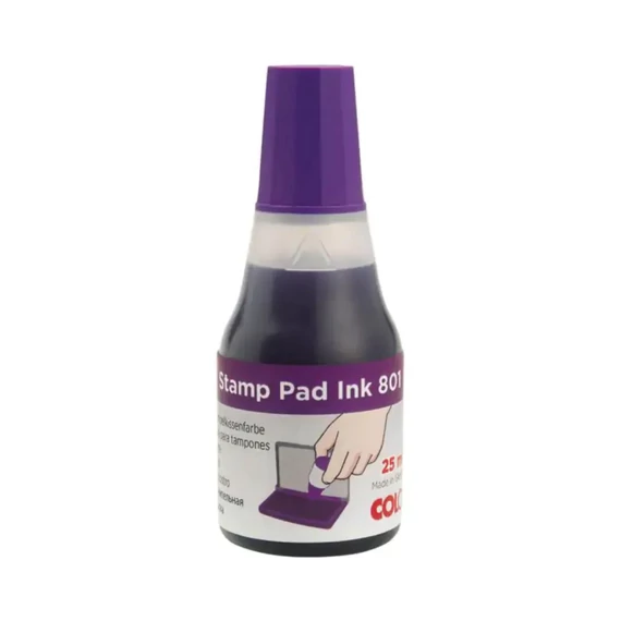 COLOP 801 - 25 ml bélyegzőfesték lila