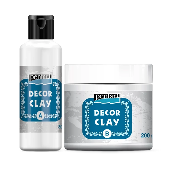 Decor clay szett, 200 g + 80 ml 26376