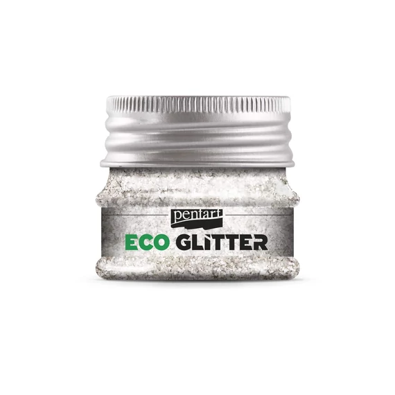 Eco Glitter ezüst, durva min. 15 g 41123