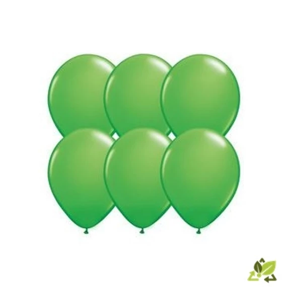 11 inch-es Spring Green (Fashion) Kerek Lufi (6db/csomag)