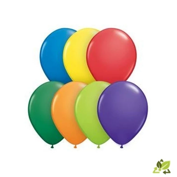 11 inch-es Carnival Assortment Kerek Lufi (100 db/csomag)