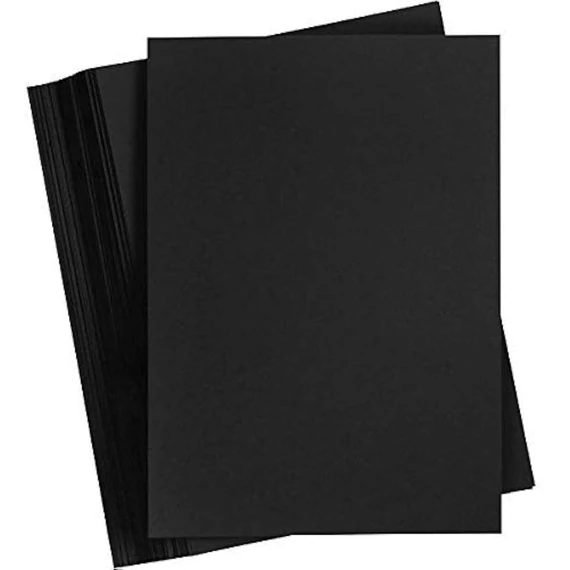 Fotókarton A/4 160gr fekete 10lap/Csomag