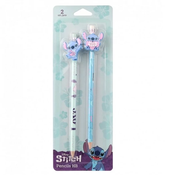 Grafitceruza, HB, 2 db-os - Stitch Blue