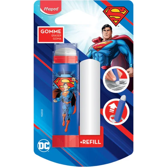 Maped "Superman" radírstift, tartalék béllel