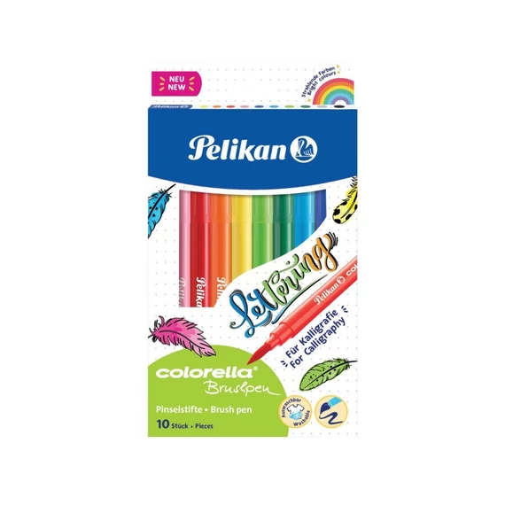 Pelikan Colorella Ecsetfilc, 10 színű