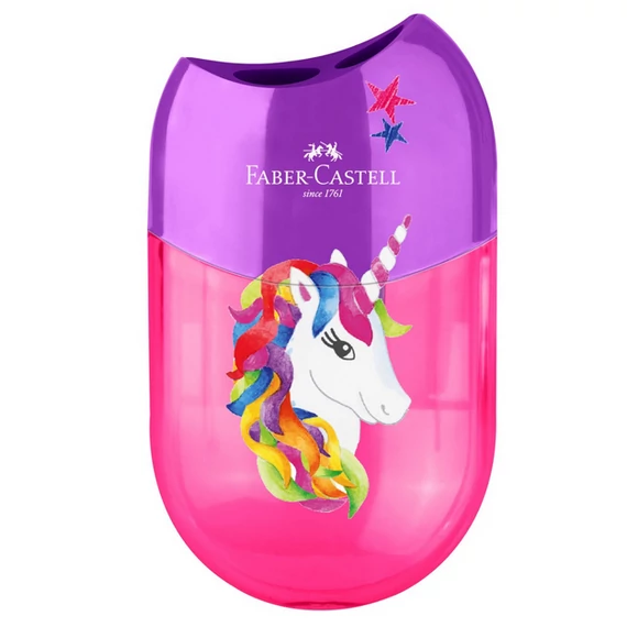  Faber Castell tartályos hegyező - kétlyukú - unikornis