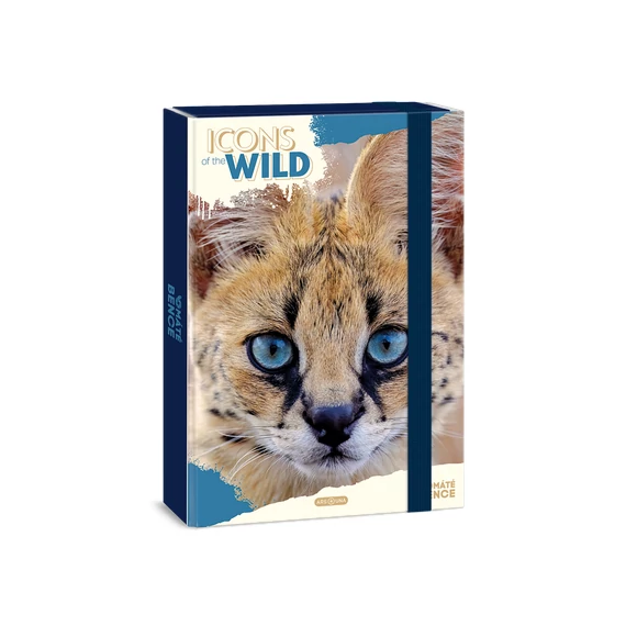 Ars Una füzetbox A/4 - Icon of the Wild Serval