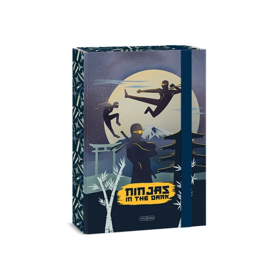 Ars Una füzetbox A/4 - Ninjas in the Dark
