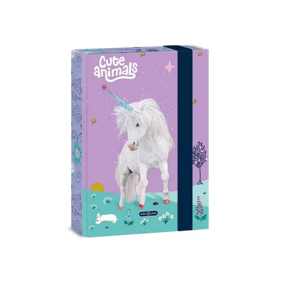 Ars Una füzetbox A/5 - Cute Animals Unicorn