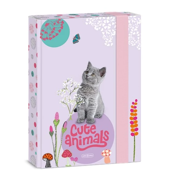 Füzetbox, Ars Una Cute Animals-Kitten A/5