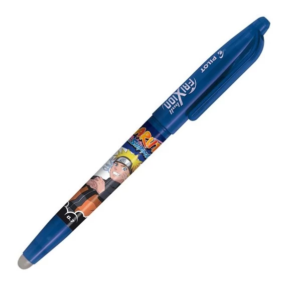 Pilot FRIXION Clicker 0.7 törölhető rollertoll, kék, Limitált Naruto mintával
