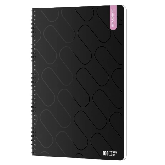 ICO Student Prémium spirálfüzet, sima A/4, 100lap