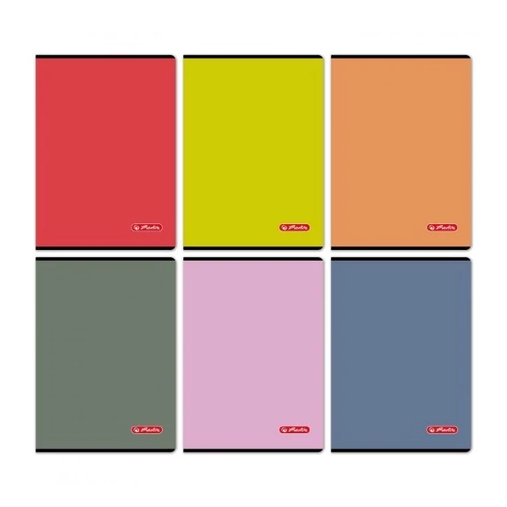 Füzet Herlitz 87-32, A/4, kockás - Colors