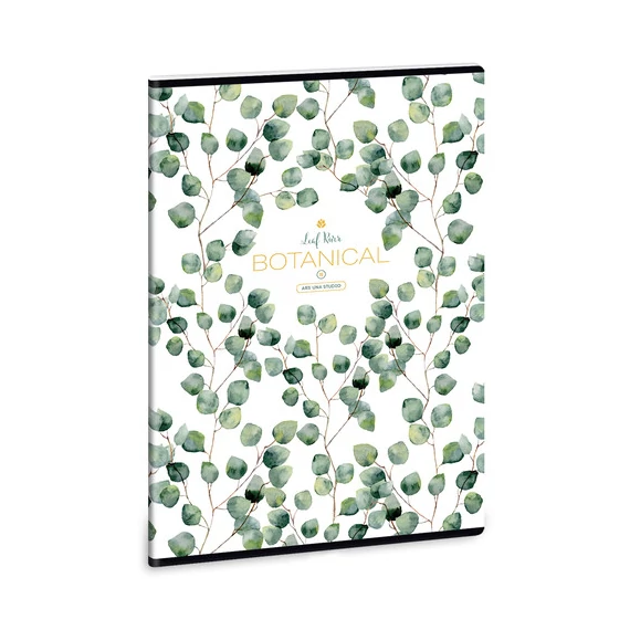  Ars Una kockás füzet, A4, 40 lapos - Botanic Leaf