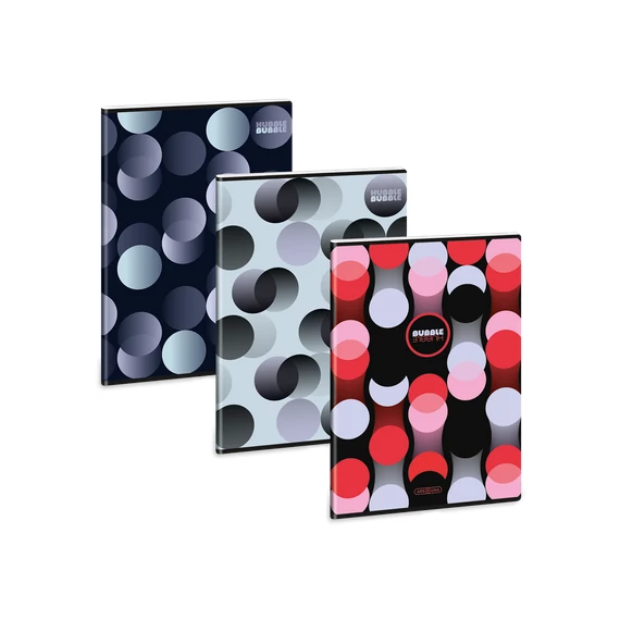  Ars Una kockás füzet, A4, 40 lapos - Bubble Mix