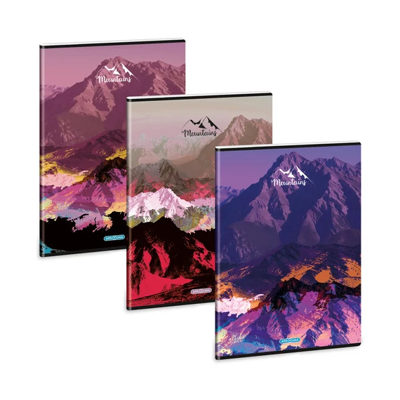  Ars Una kockás füzet, A4, 40 lapos - Mountains