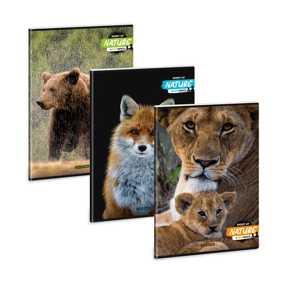  Ars Una kockás füzet, A4, 40 lapos - Spirit of Nature