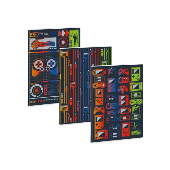  Ars Una vonalas füzet, A4, 40 lapos - Rgb