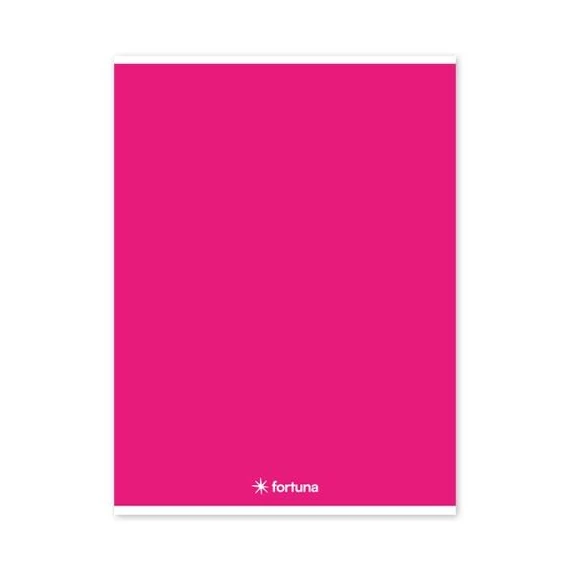 Füzet FORTUNA Monocolor vonalas A/4 32 lapos - Magenta