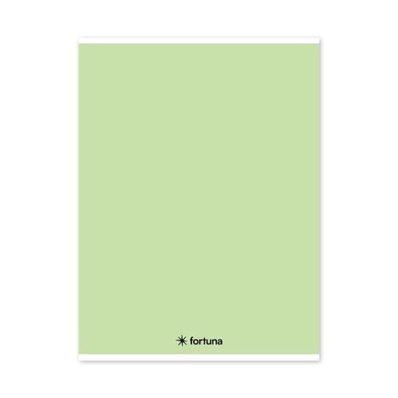 Füzet FORTUNA Monocolor vonalas A/4 32 lapos - Pasztell Zöld