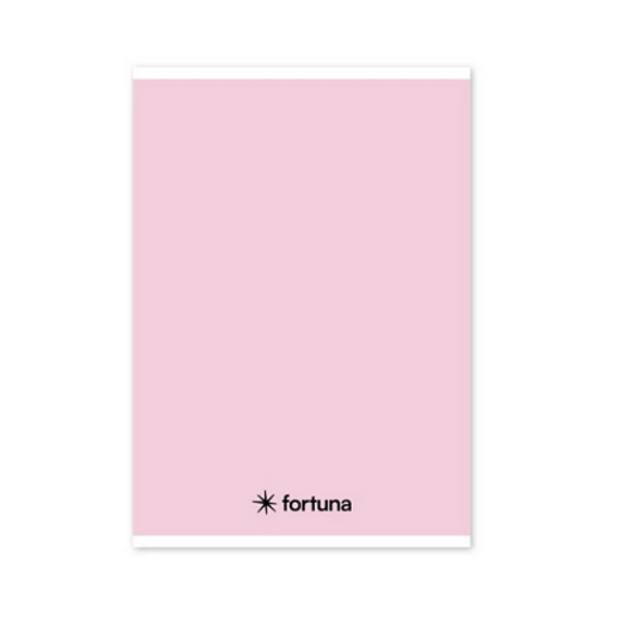  Füzet FORTUNA Monocolor vonalas A/5 32 lapos - Pasztell Rózsaszín