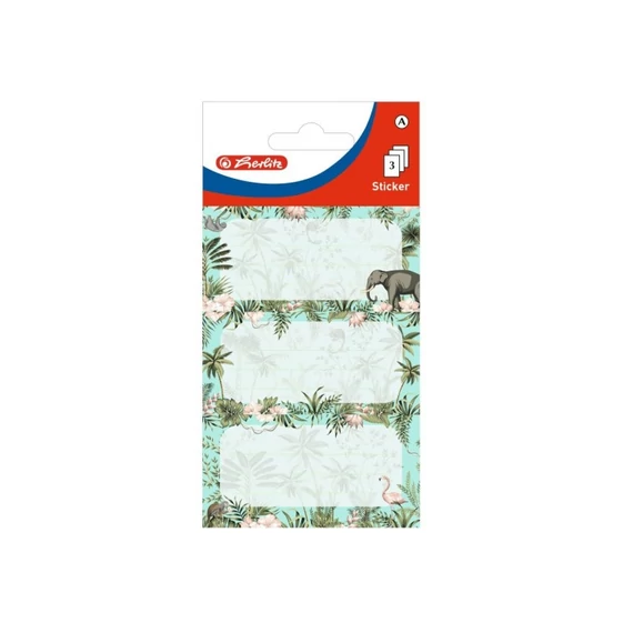 Füzetcimke 9db/csomag Herlitz Tropical