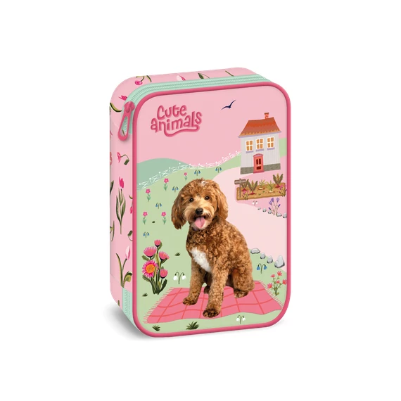 Ars Una többszintes tolltartó - Cute Animals Doggie