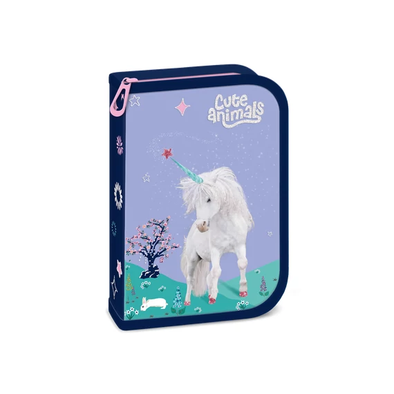 Ars Una töltött tolltartó - Cute Animals Unicorn