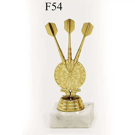 Arany hatású figura - Darts tábla F54
