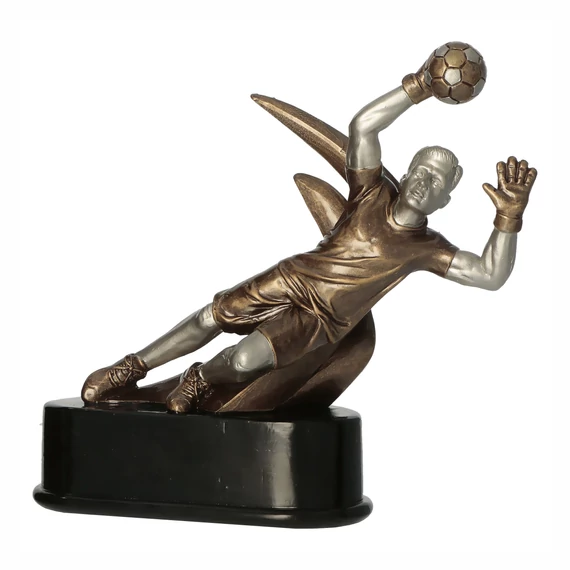 Műgyanta szobor - Labdarúgó kapus 17 cm FG018